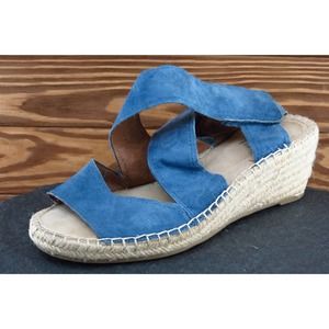 Rockport Cobb Hill Sz 9 M Blue Ankle Strap Leather‎ Women Sandals